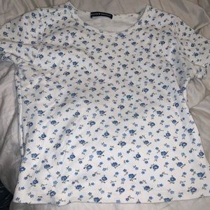 Brandy Melville floral crop top